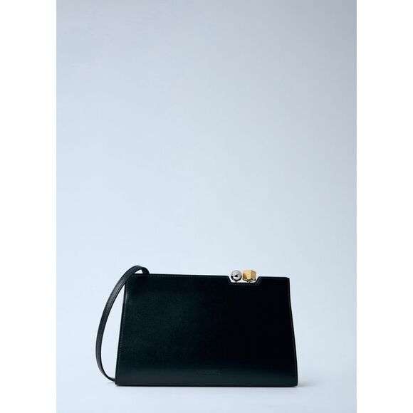 JACQUEMUS Handbags - Jacquemus Women Le Salon Leather Shoulder Bag
